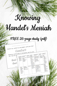 Click here for Handel's Messiah Study1