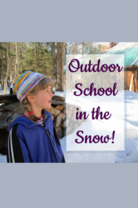Outdoor School in the Snow