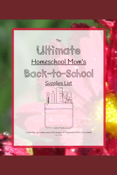 Ultimate School Supplies List