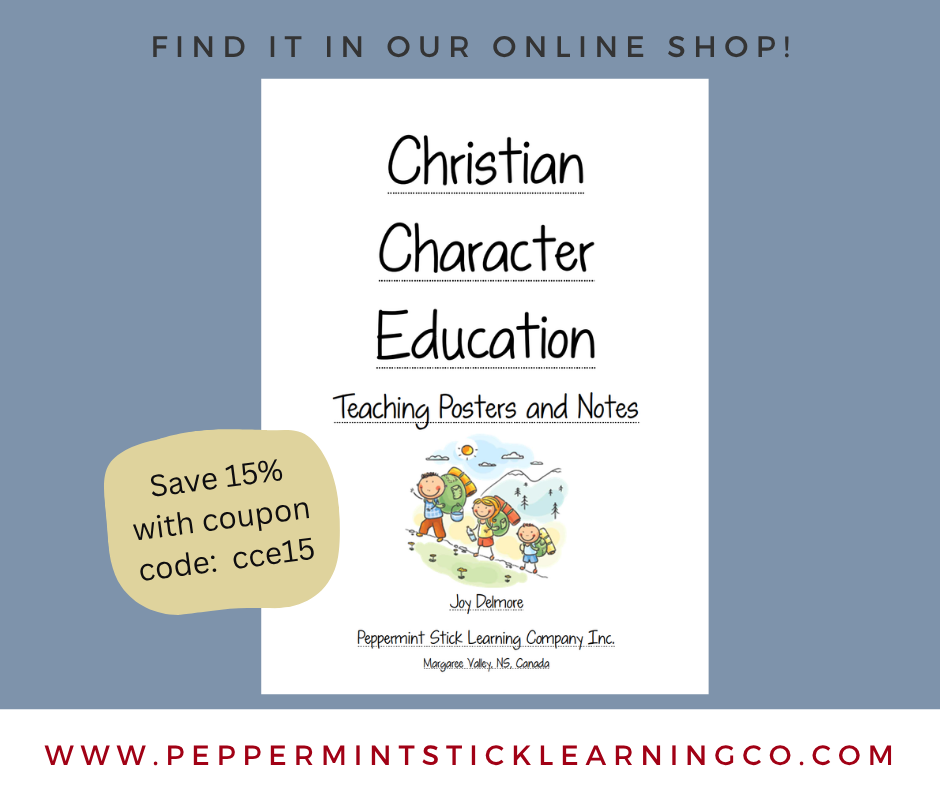 Christian Character Education Teaching Posters and Notes SALE