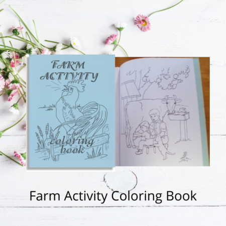 farm activity coloring book